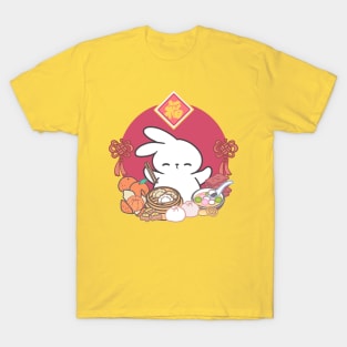 Savoring Lunar Delights: Loppi Tokki's Chinese New Year Feast of Prosperity! T-Shirt